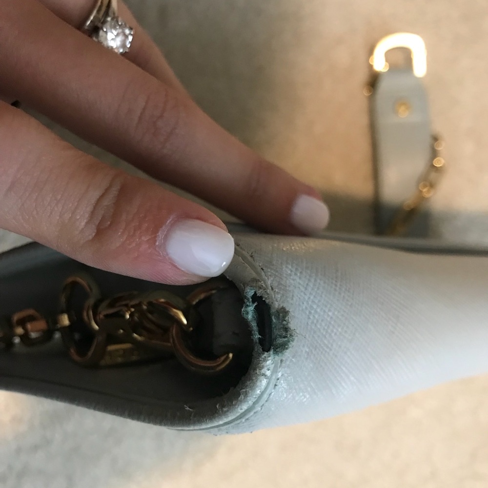 Tory Burch crossbody light blue purse - Picture 6 of 8